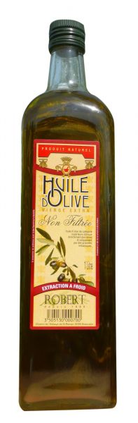 Huile d'olive Vierge extra non filtrée - Les Huiles d'olive Robert 