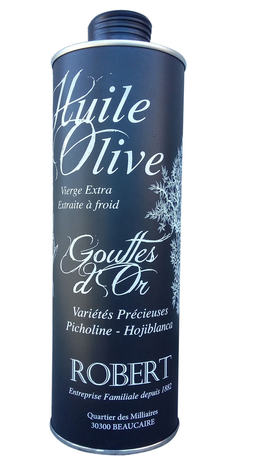 Huile d'olive Brut extra vierge (première pression à froid) 500ml