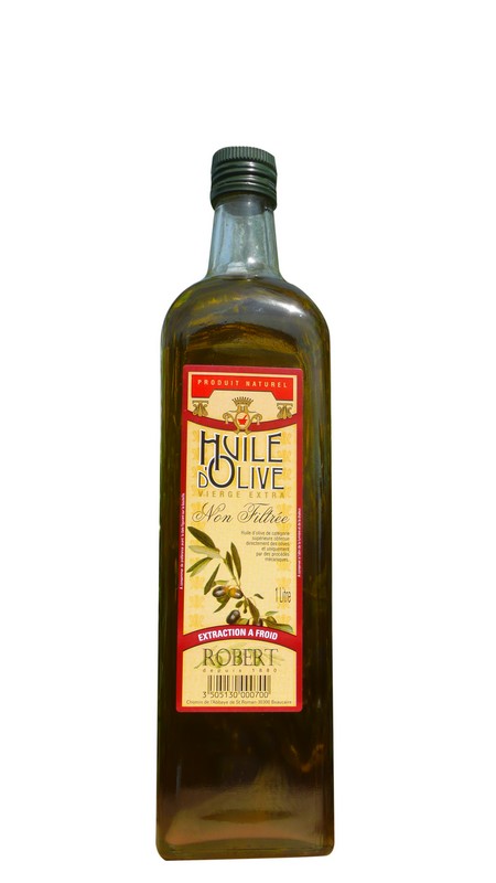 Huile d'olive vierge 1L en bouteille de verre